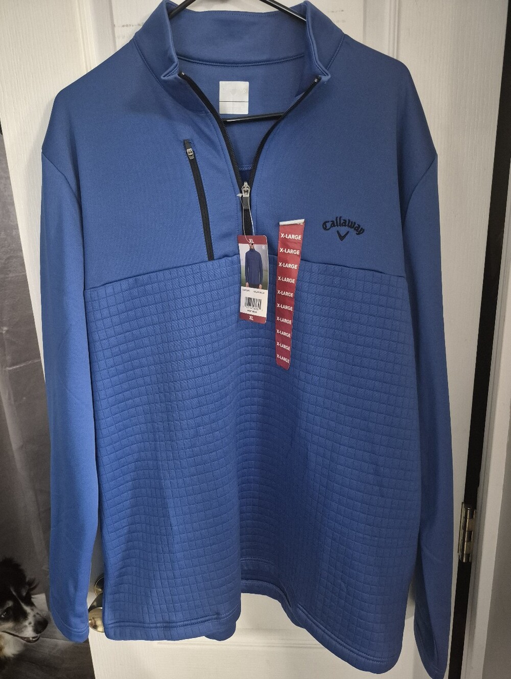 Callaway Men's Royal Blue Half-Zip Pullover Sweater